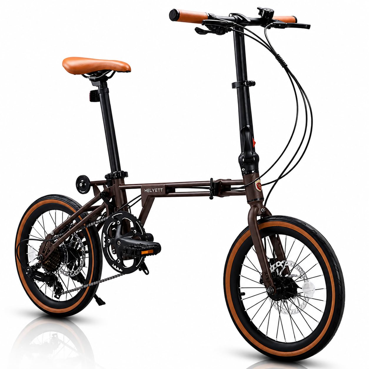 Amazon | HELYETT（ヘリエット）MONET 16インチ 折りたたみ自転車 三